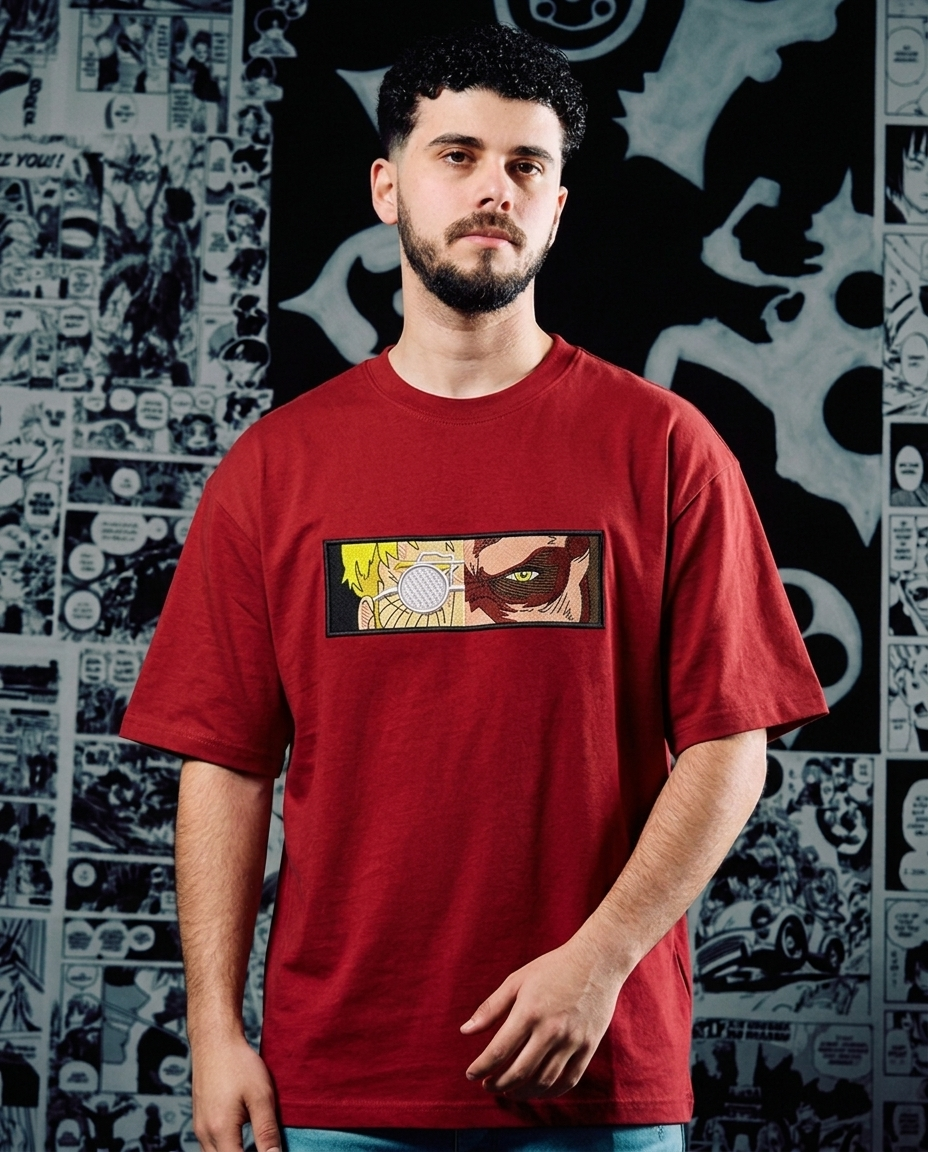 Attack on Titan Embroidered T-Shirt – Zeke Yeager Beast Titan