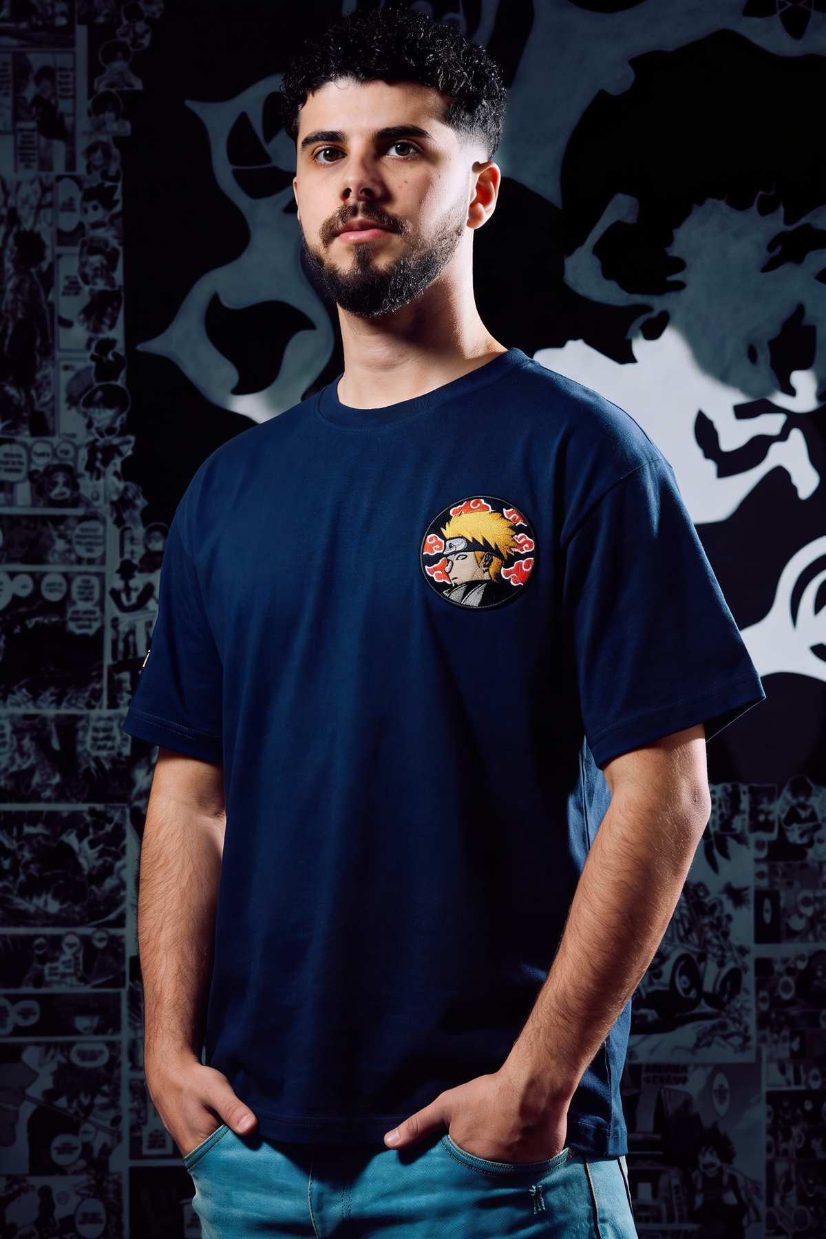 Naruto Embroidered T-Shirt – Pain (Naruto)