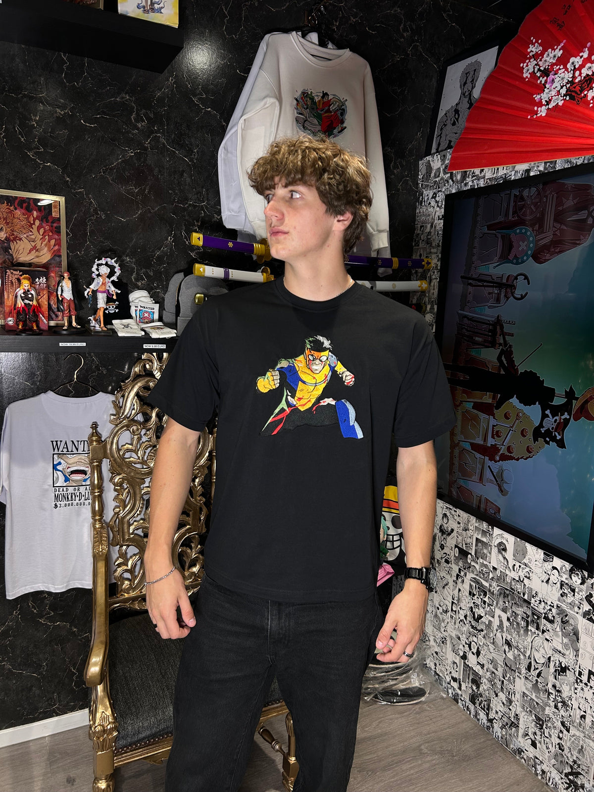 Invincible Embroidered T-Shirt – Mark Grayson