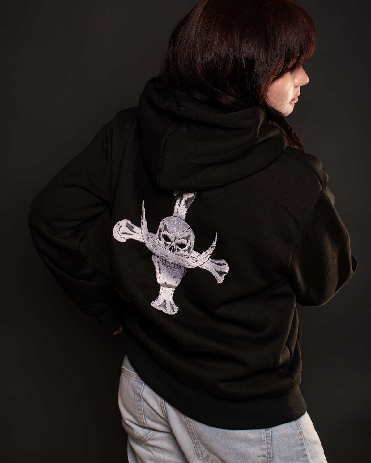 One Piece Embroidered Hoodie – ’Everyone is a child of the sea’
