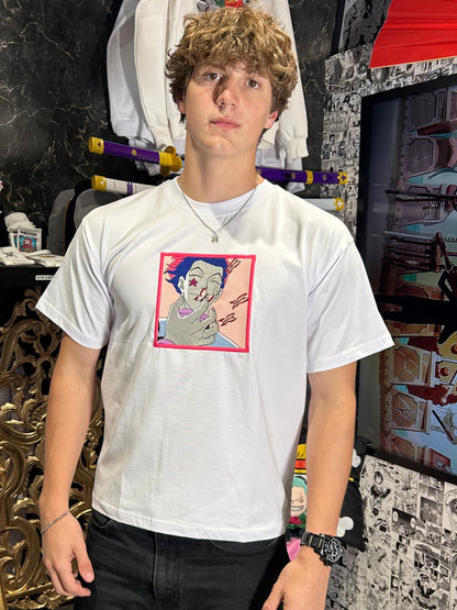 Hunter x Hunter Embroidered T-Shirt – Hisoka Face