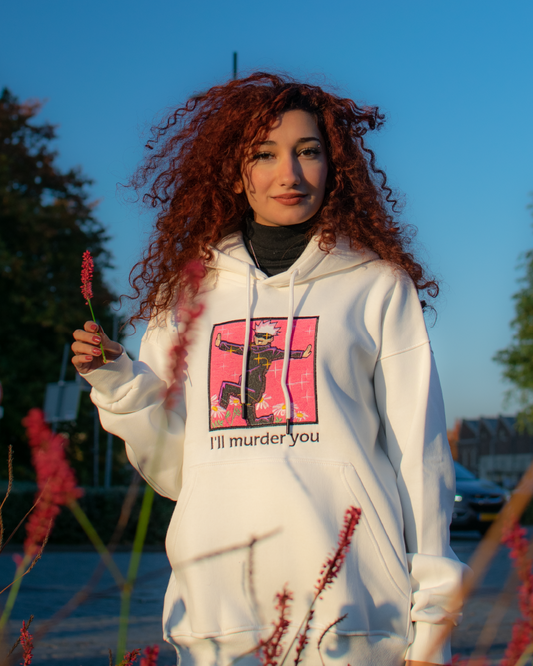 Jujutsu Kaisen Embroidered Hoodie – Satoru Gojo