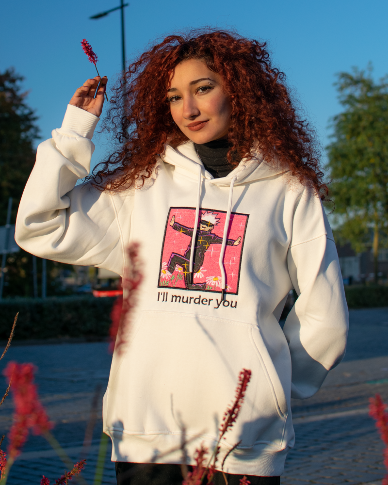 Jujutsu Kaisen Embroidered Hoodie – Satoru Gojo