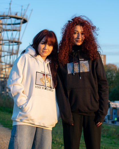 Baki Embroidered Hoodie – Hanma Baki ’Stay Focused’
