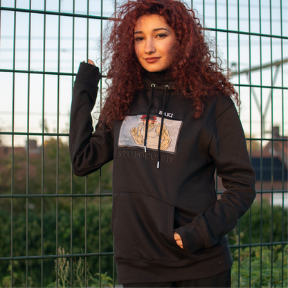 Baki Embroidered Hoodie – Hanma Baki ’Stay Focused’