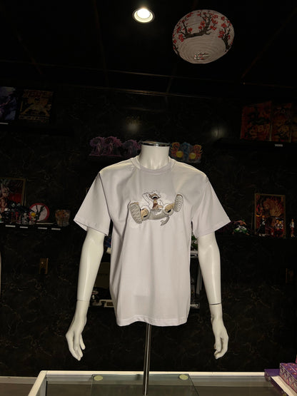 One Piece Embroidered T-Shirt – Gear 5 × Wanted
