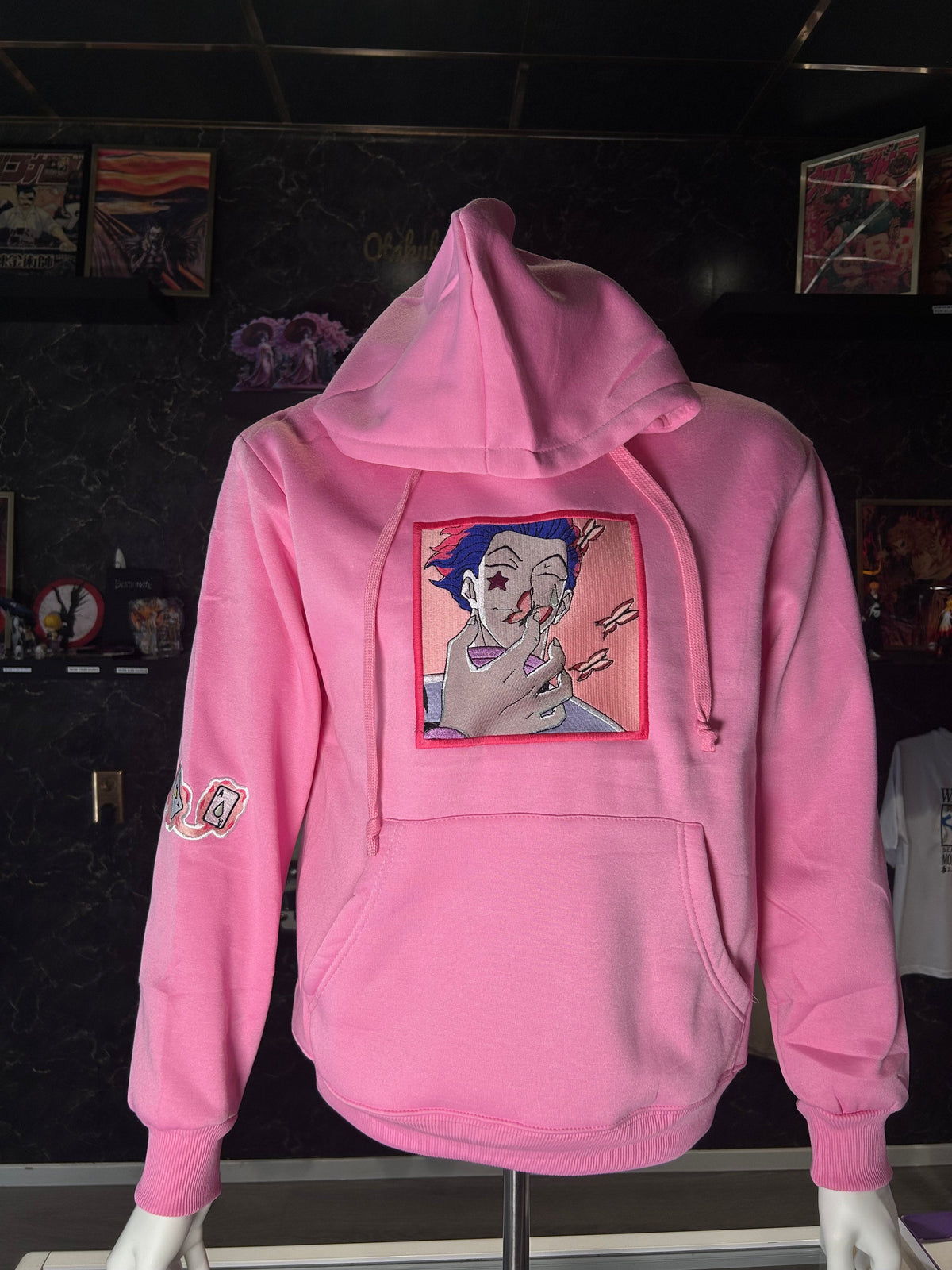 Hunter x Hunter Embroidered Hoodie – Hisoka’s Trickster
