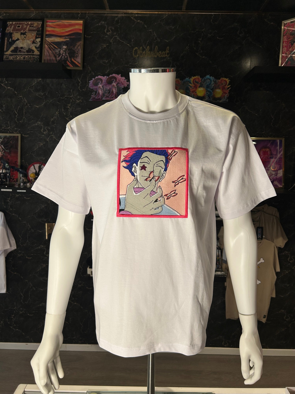 Hunter x Hunter Embroidered T-Shirt – Hisoka Face