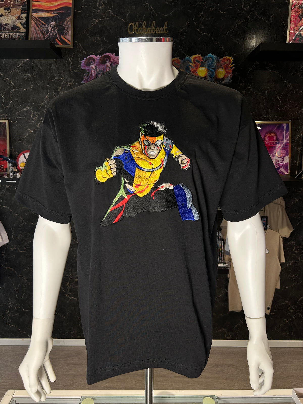 Invincible Embroidered T-Shirt – Mark Grayson