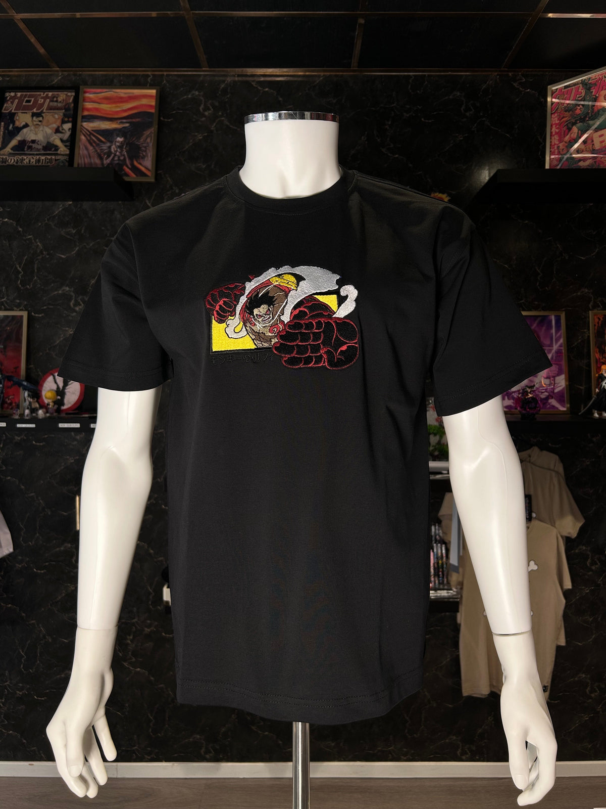 One Piece Embroidered T-Shirt – Luffy Gear Fourth