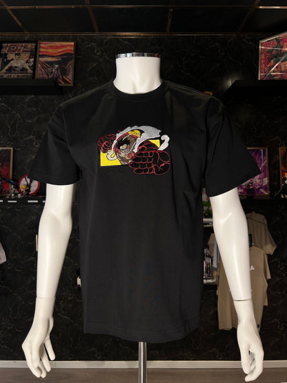 One Piece Embroidered T-Shirt – Luffy Gear Fourth