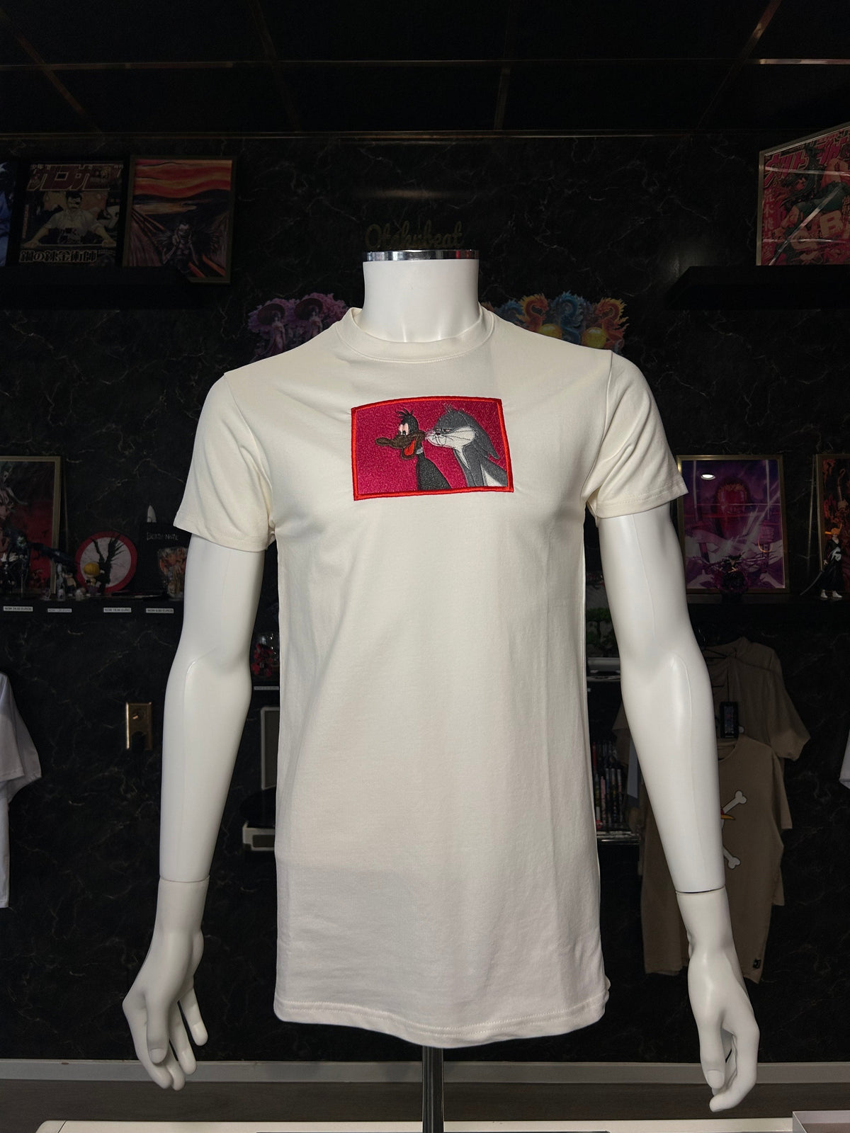 Looney Tunes Embroidered T-Shirt – Bugs Bunny & Daffy Duck