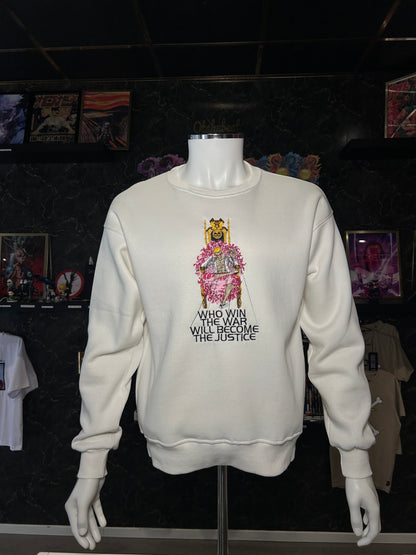 One Piece Embroidered Sweatshirt – Donquixote Doflamingo