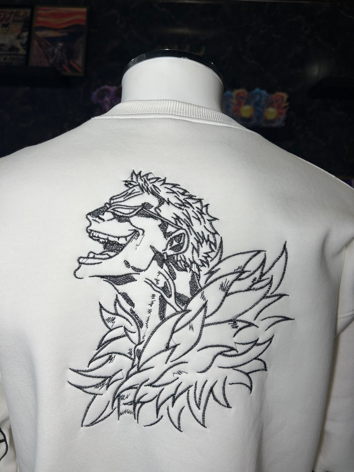 One Piece Embroidered Sweatshirt – Donquixote Doflamingo