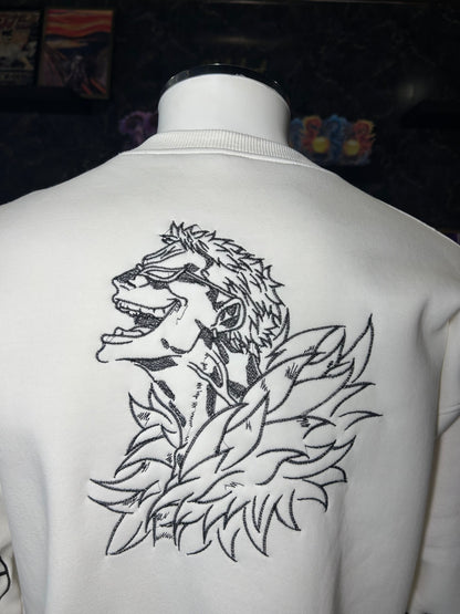 One Piece Embroidered Sweatshirt – Donquixote Doflamingo