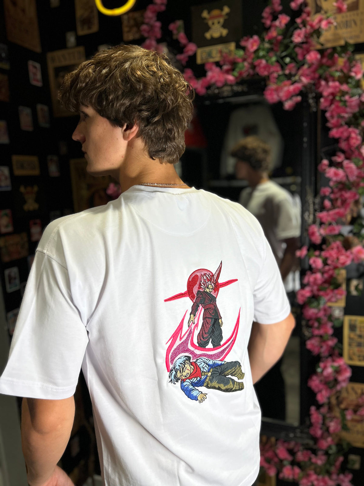 Dragon Ball Embroidered T-Shirt – Goku Black vs. Trunks