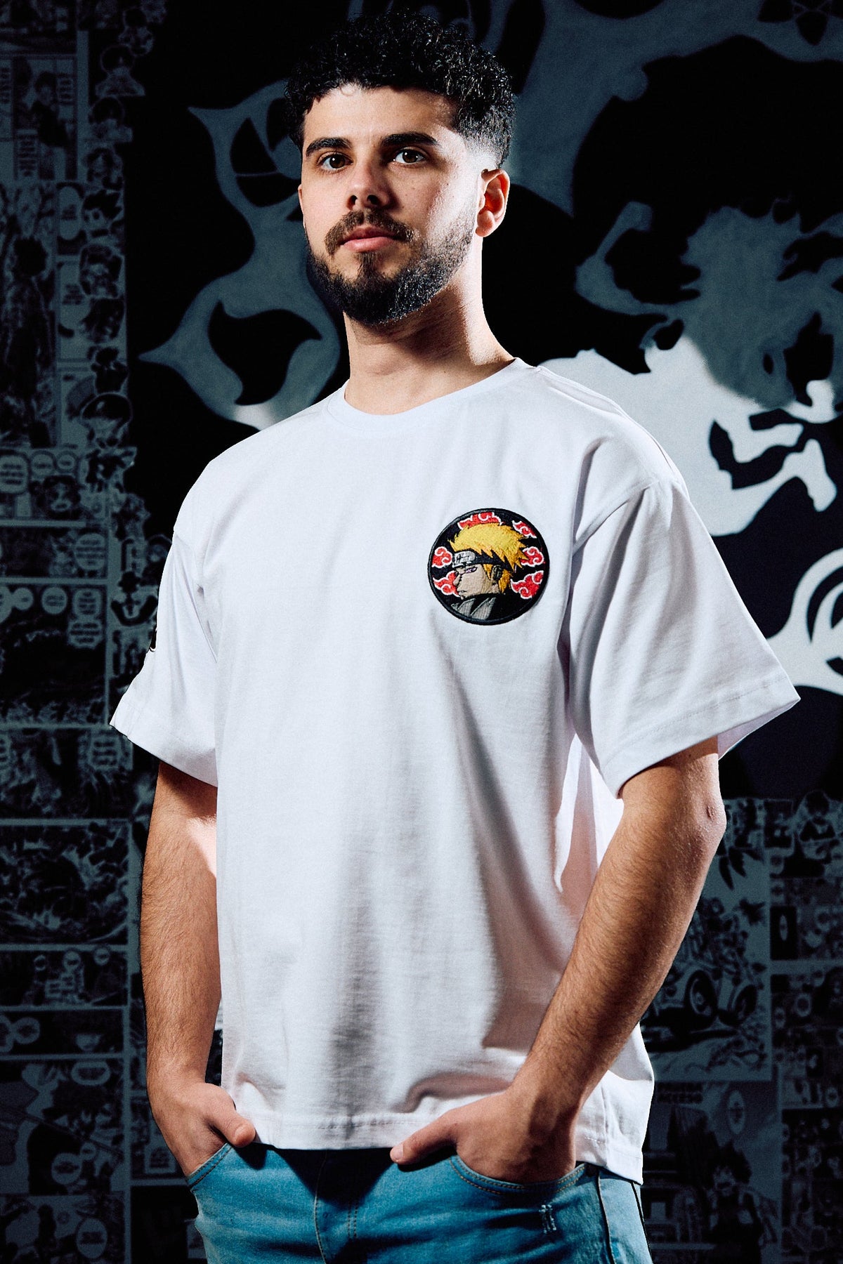 Naruto Embroidered T-Shirt – Pain (Naruto)