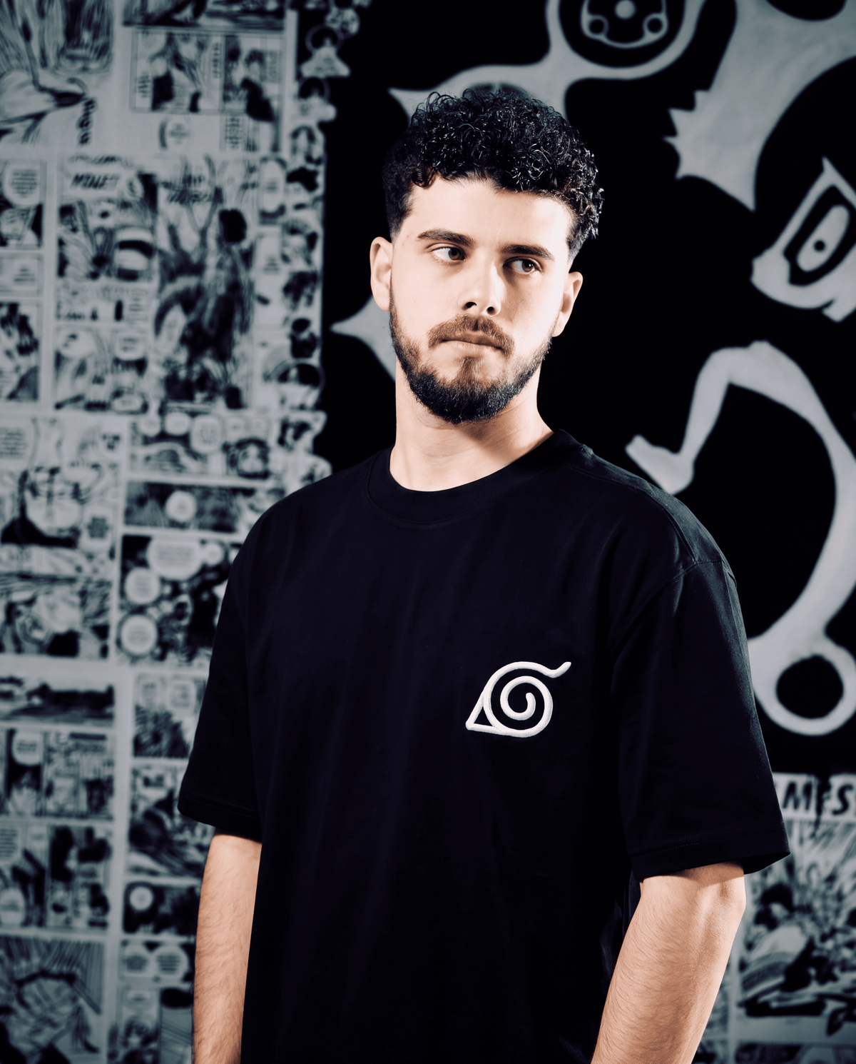 Naruto Embroidered T-Shirt – Logo