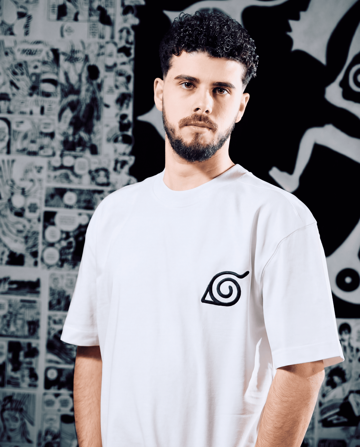 Naruto Embroidered T-Shirt – Logo