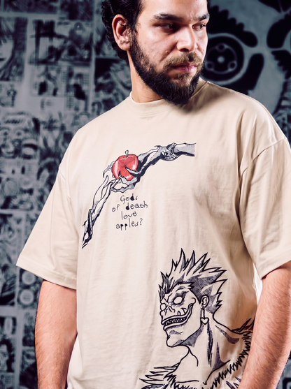 Death Note Embroidered T-Shirt – 2-in-1