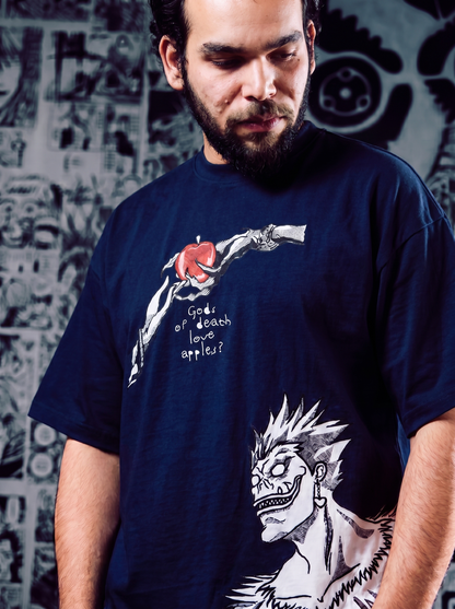 Death Note Embroidered T-Shirt – 2-in-1