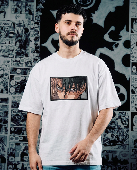 Attack on Titan Embroidered T-Shirt – Levi Ackerman Elite