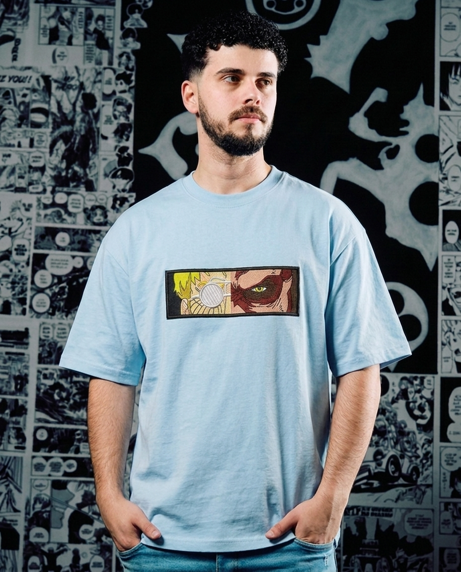 Attack on Titan Embroidered T-Shirt – Zeke Yeager Beast Titan