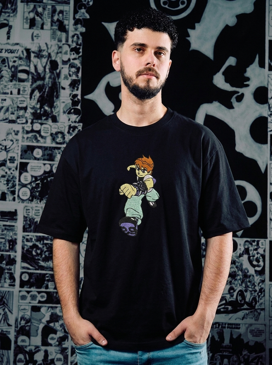 Ben 10 Embroidered T-Shirt – Omnitrix Hero – Black