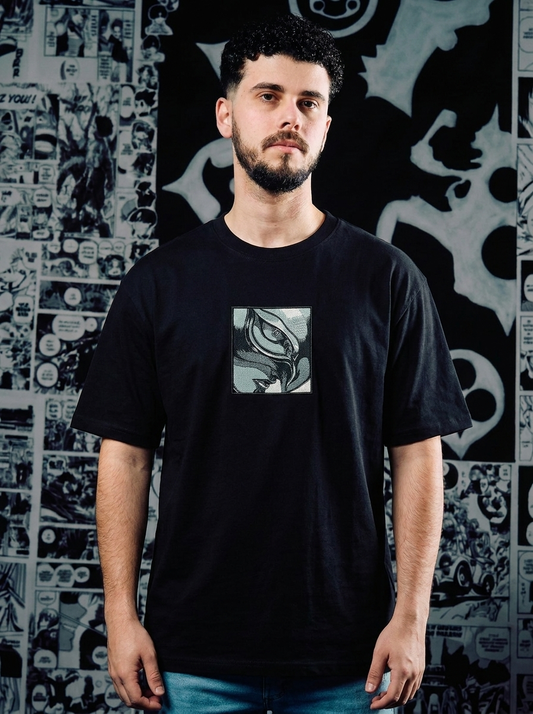 Berserk Embroidered T-Shirt – Band of the Hawk – Black