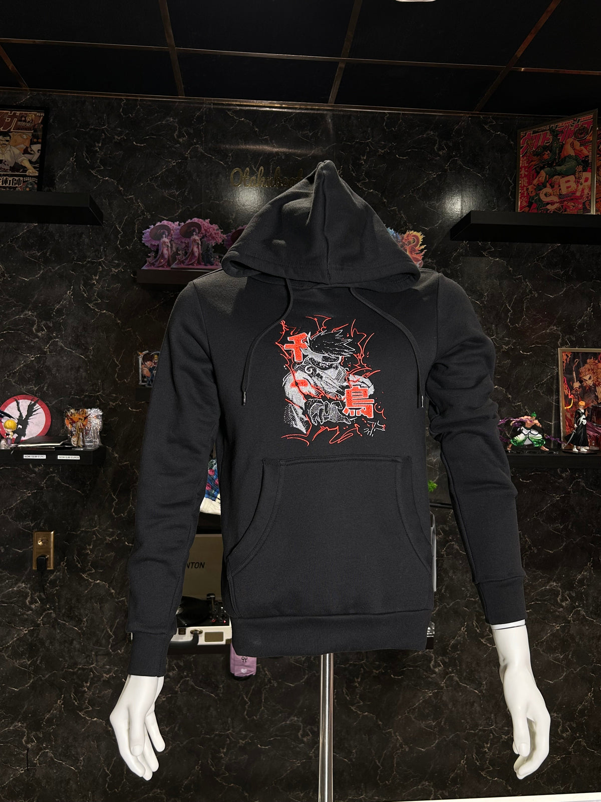 Naruto Embroidered Hoodie – Kakashi the Copy Ninja