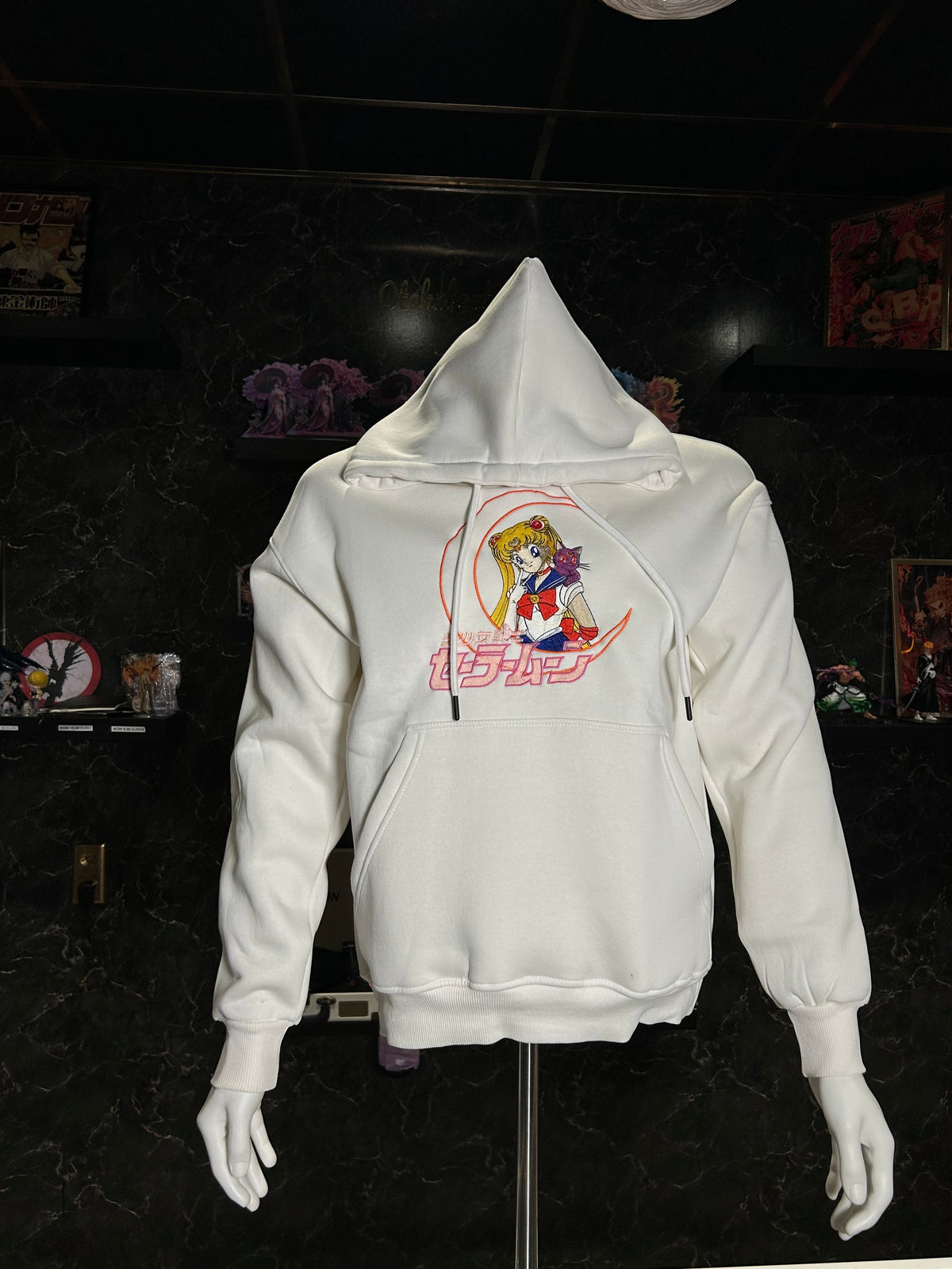 Sailor Moon Embroidered Hoodie – Guardian of Love & Justice