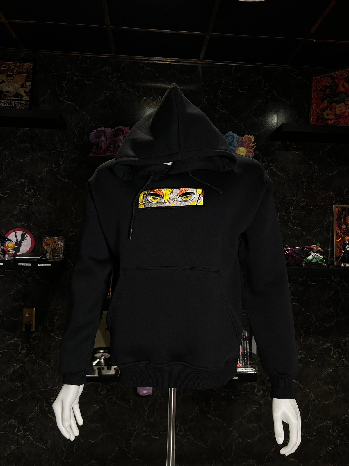Demon Slayer Embroidered Hoodie – Zenitsu Thunderclap