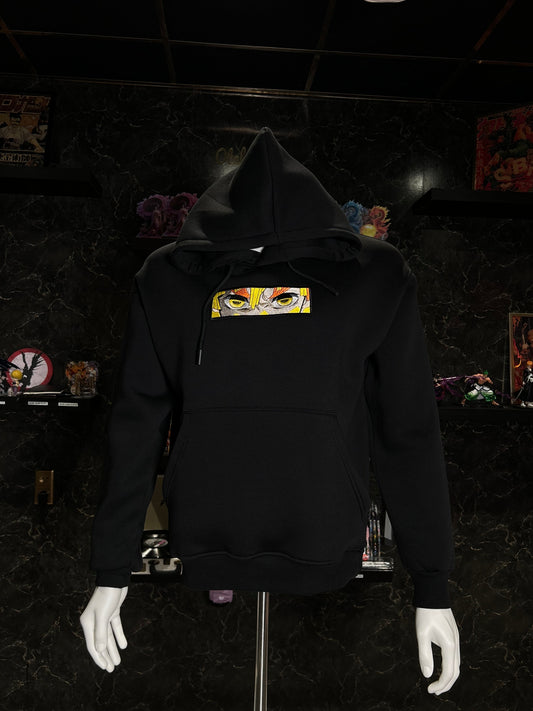 Demon Slayer Embroidered Hoodie – Zenitsu Thunderclap