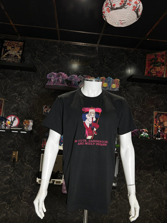 Chainsaw Man Embroidered T-Shirt – Power