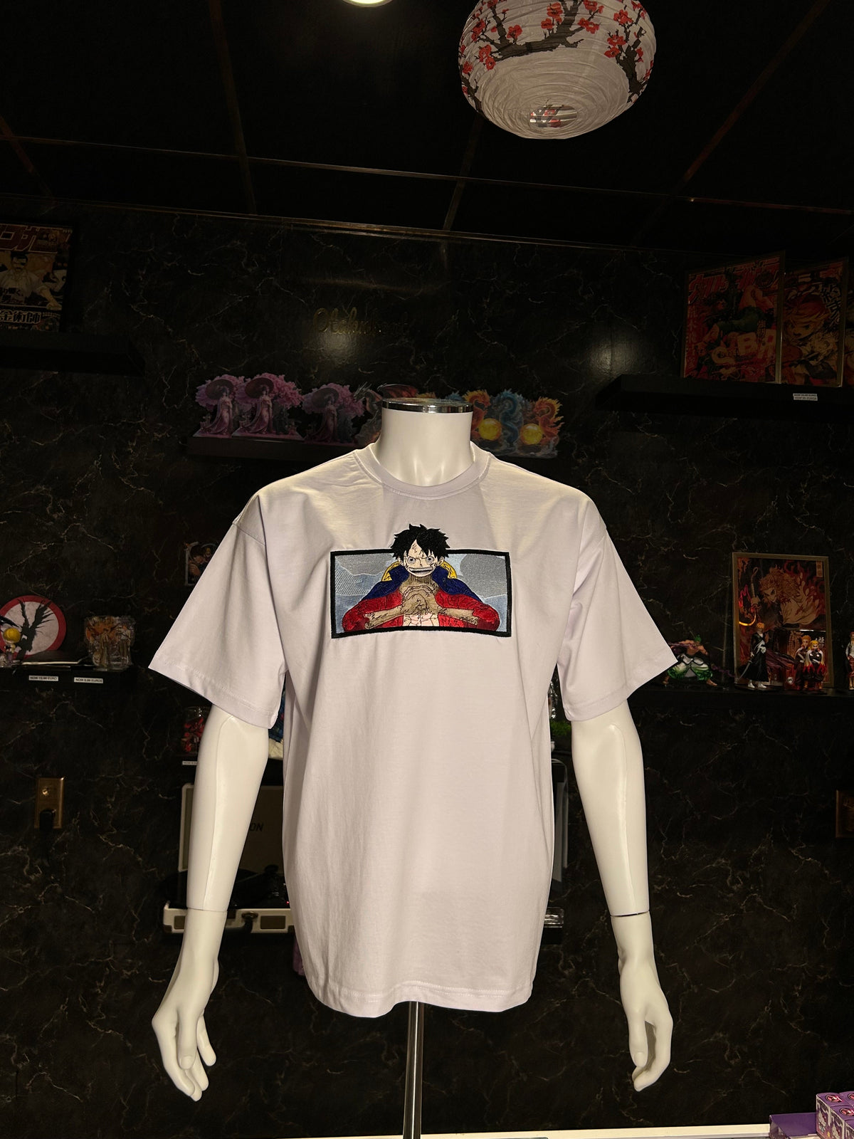 One Piece Embroidered T-Shirt – Luffy
