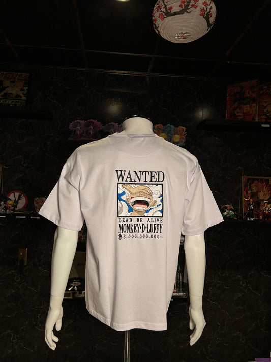 One Piece Embroidered T-Shirt – Gear 5 × Wanted