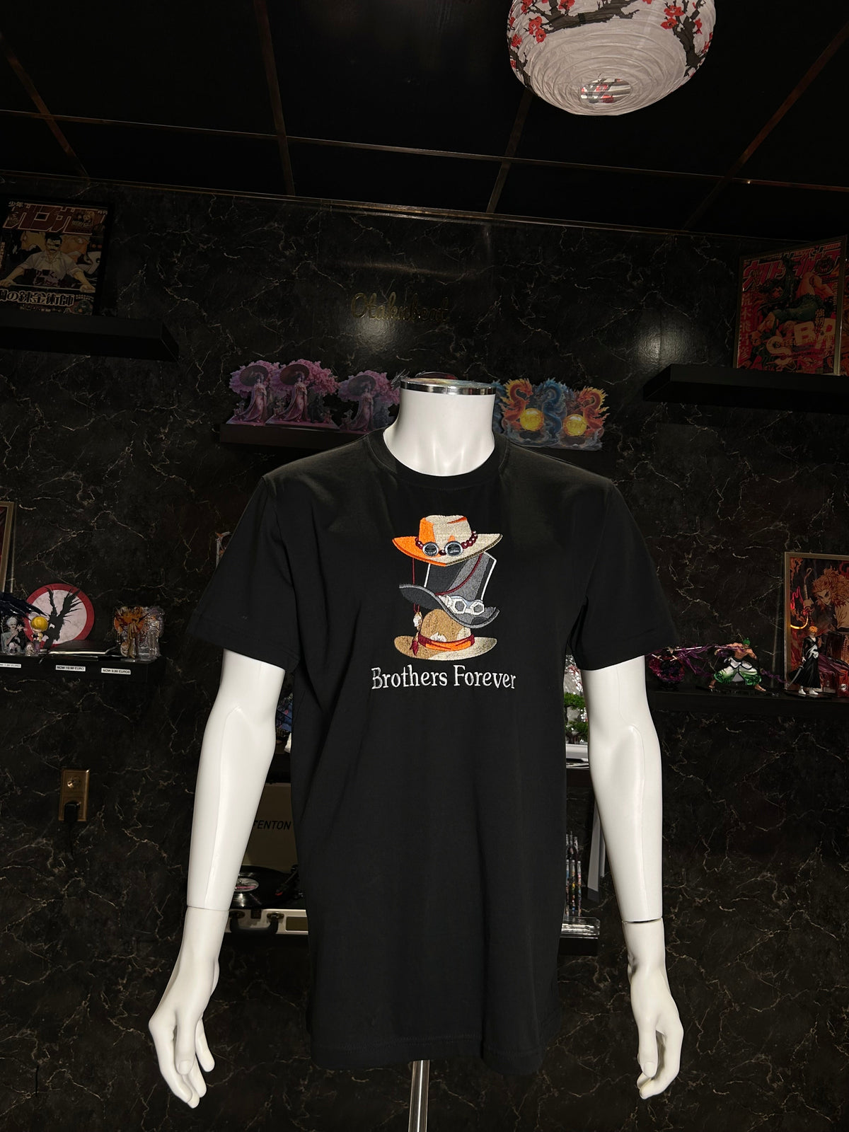 One Piece Embroidered T-Shirt – Brothers Forever