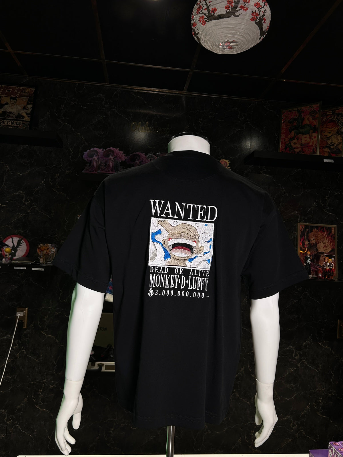 One Piece Embroidered T-Shirt – Luffy Gear 5 Double Design