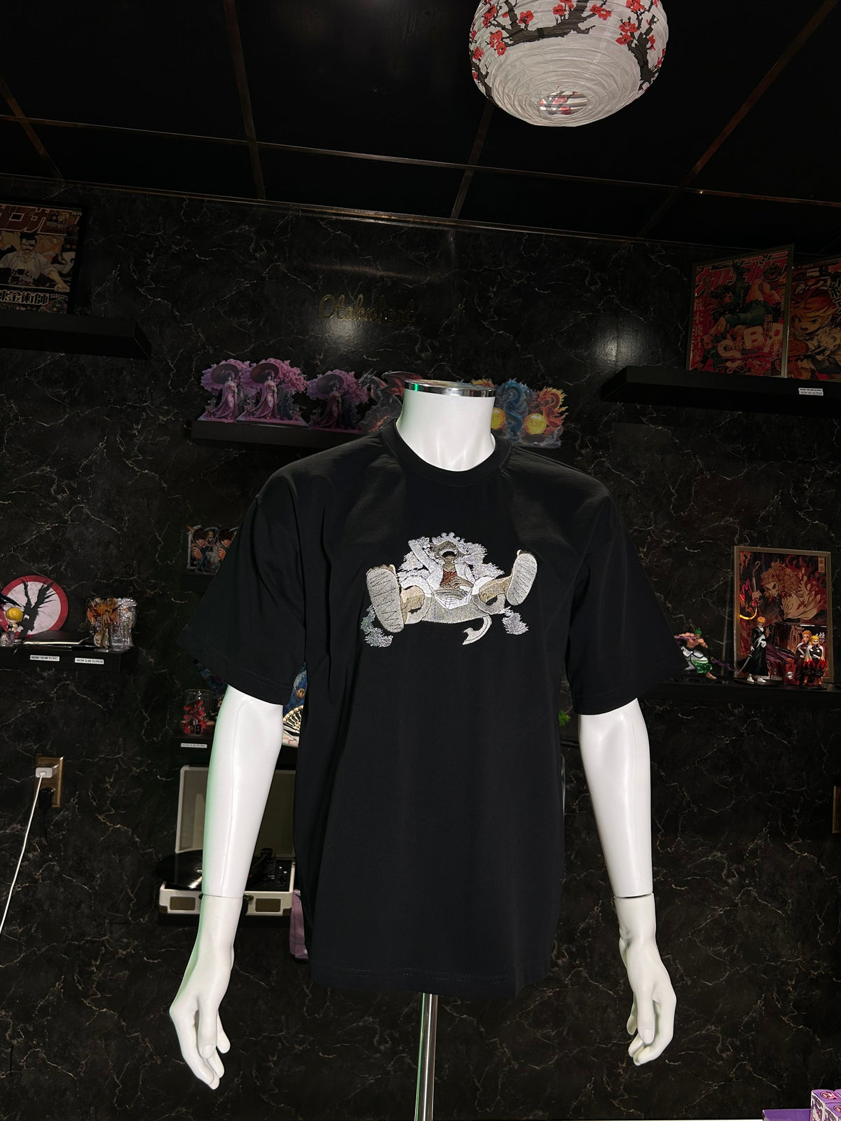 One Piece Embroidered T-Shirt – Luffy Gear 5 Double Design